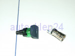 Gniazdo zasilania ALFA ROMEO 166 - 12V /kolor niebieski - zielone podświetlenie - 12V Power Socket /Blue Colour - Green Backlight/ - OE 156021756