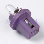 Żarówka 12v 0.4w BX8.5D fioletowy cokół /RING/ - (Violet Base) Panel Bulb