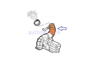 Przewód powietrza rezonator-przepustnica ALFA ROMEO GTV SPIDER 2.0 JTS 98-06 - Air Intake Hose Pipe - OE 55183921 